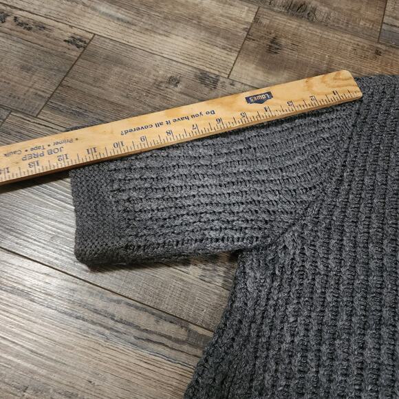 Banana Republic Gray short sleeve cardigan women's size Medium Pre-owned 2201 - Picture 6 of 6